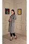 Belted Waisted Quilted Bathrobe Model - 32413-Pr-K-N