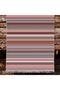 Cotton Rug 22 Fuchsia Background Striped Patterned Decorative Washable Woven Base Rug - 4
