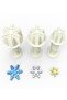 Lizya food Snowflake 3-Piece Mini Press (INJECTOR) Kopat