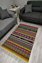 Cotton Series Multy Shades Geometric Authentic Pattern Decorative Woven Base Rug