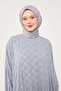 K.Grey Checkerboard Pattern Ferace - 4