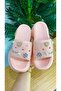 Sonimix Ezo 156 Embellished Butterfly Luxury Everyday Beach Sea Pool Slippers