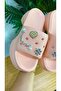 Sonimix Ezo 156 Embellished Butterfly Luxury Everyday Beach Sea Pool Slippers - 6