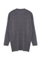 Anthracite Corded Crew Neck Knitwear Sweater Tbbaw25An00043 - 7