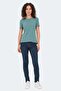 Viraj Women's Aqua Green T-Shirt - 7
