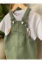 Girl's Green Jeans Gilet - 5