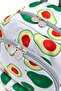 Girl's Boy's Primary School Bag Avocado Patterned Backpack Feeding and Pen Holder 3 Pieces - 5