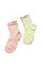 8 Pairs of Seamless Ruffled Socks for Girls - 4