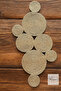 70x30cm, Handmade Jute Rope Living Room Tablecloth, Kitchen Tablecloth, Natural Jute Table Runner - 2