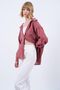 Women's Oversize Loose Fit Cinnamon Shirt - 3