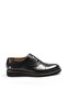 Men's Leather Casual Classic Eva Sole Daily Loafer Lace-up Shoes Black 851ma5321