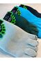 4-piece bamboo finger anti-fungal scented unisex socks set