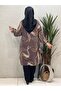 Patterned Chiffon Tunic - Relaxed Fit - 4