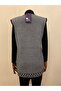 Knitwear Kilim Rug Pattern Anne Vest / Gray Size 38-46 - 3
