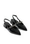 Violet Low Heel Chain Detailed Classic Heeled Shoes - Babet - 2