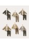 Velvet Look Bow Tie Jacket Shirt Pants Holiday Boy's Suit 3-Piece 13817 - 2