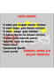 MH DRİFT Sticker Seti  REFLEKTİF BEYAZ - 2