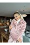 Collared Plush Fur Coat - 4