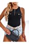 MODA dekolteli sıfır kollu crop
