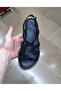 Women's Inner-Outer Genuine Leather Orthopedic Massage Sole Ankle Cirt Sandals - 3