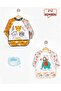 Bebechi Liquid-Proof Cute Bear-lion Baby Food Bib with Sleeves