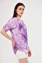 Women's Metre Printed Side Gathered T-shirt - 3