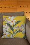 Gift with Hibiscus and Bird Pattern Orange Grey Yellow Colors Set of 4 Throw Pillow Pillowcases - 2