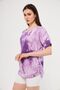 Women's Metre Printed Side Gathered T-shirt