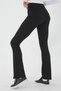 Women's Ribbed Report Flare/Spanish Leg High Waist Stretch Knitted Leggings Trousers - 8
