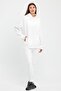 Women's Three Thread Fleece Oversize Tracksuit Set with Elastic Waist and Legs - 7