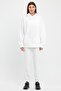 Women's Three Thread Fleece Oversize Tracksuit Set with Elastic Waist and Legs - 6