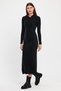 Women's Full Lycra 2 Thread Hooded Slit Pencil Dress - 4