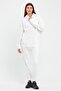 Women's Three Thread Fleece Oversize Tracksuit Set with Elastic Waist and Legs - 5