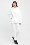 Women's Three Thread Fleece Oversize Tracksuit Set with Elastic Waist and Legs - 3