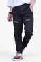 Athletic Writing Printed Scuba Fabric Men's Sweatpants