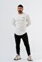 Men's Sports Bodysuit | White | Long Sleeve Sports T-shirt | Basic Series | - 7