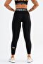 Seamless Sports Tights | Black | Seamles Leggings | Thin Twill | - 4