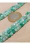 Bracelet Boy Emerald Stone Cube Shaped Half Strand 4mm (45908) (18cm in Length) - 3