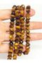 Bracelet Size Tiger Eye Stone Rondelle Faceted Cut 5.5*7.5mm Half Strand (46002) (18CM LONG)