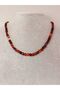 Flat Faceted Agate Pendant 6x4mm (with Fixed Clip) (42815) - 8