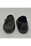 Men's Black Bow Detailed - Genuine Leather Inside and Outside Rubber Sole Loafer Shoe -EMNON6SH - 3