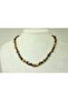Tiger Eye Natural Stone Necklace (with clip) (25462)