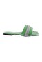 115-23Y Women's Silver Stone Slippers Green