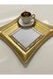 منديل عرض جانبي من الكتان المطرز والمطرز المكون من 6 قطع - 2