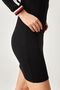 Rochie de scuba neagră (strâns) - 5