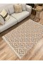 Cotton Series Wicker Look Crispy Diamond Antique Pattern Decorative Woven Base Rug - 2