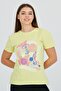 Powder Yellow Front Printed Basic - 4