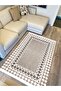 Cotton Series Brown Tones Antique Antique Pattern Decorative Woven Base Rug - 4