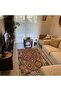 Cotton Series Light Blue Tone Diamond Geometric Pattern Decorative Woven Base Rug - 8