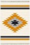 Cotton Series Cream Tones Antique Pattern Decorative Woven Base Rug